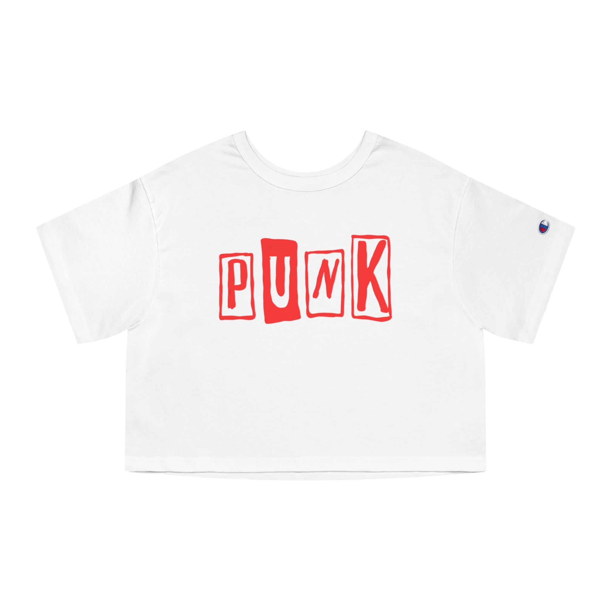 Punk Graphic Cropped Tee
