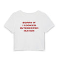 Uninterested Baby Tee