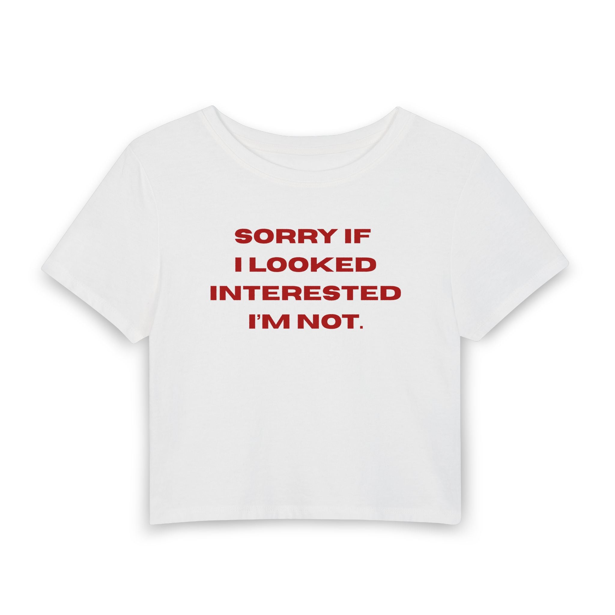 Uninterested Baby Tee