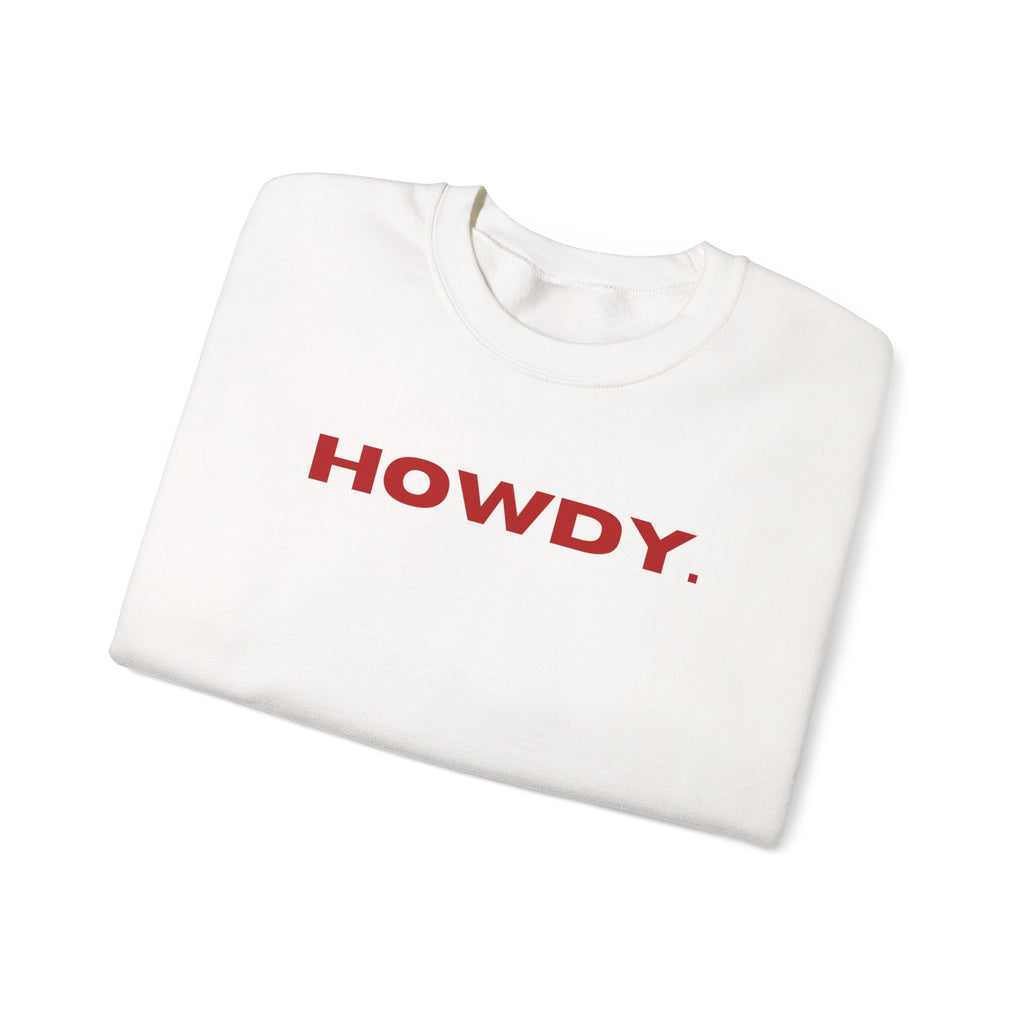 Howdy. Heavy Blend™ Crewneck Sweatshirt