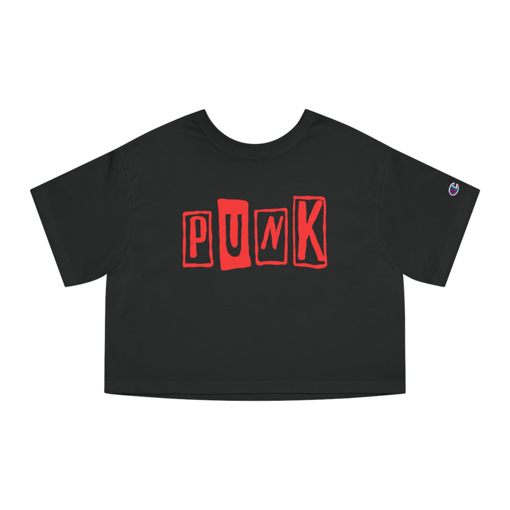 Punk Graphic Cropped Tee