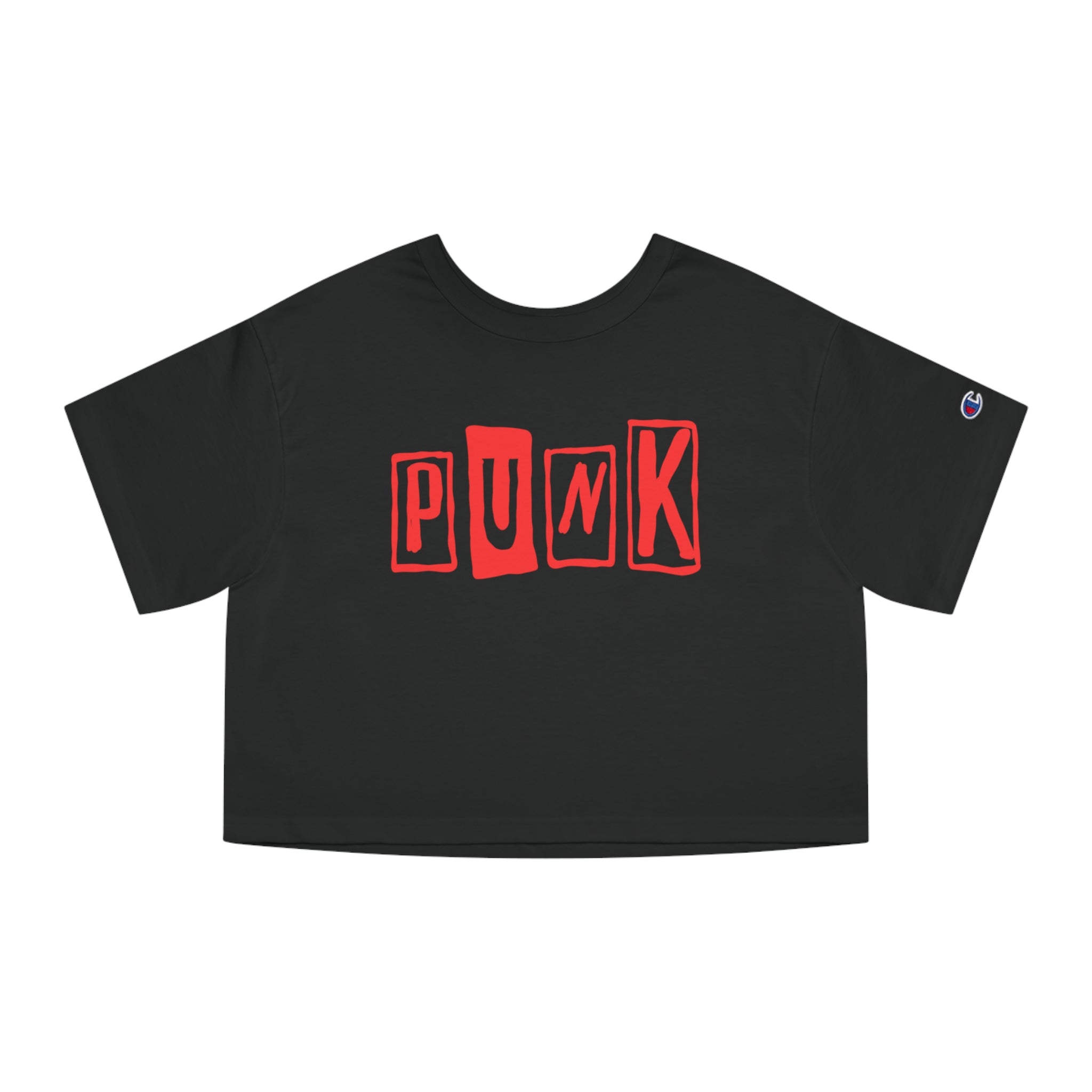 Punk Graphic Cropped Tee