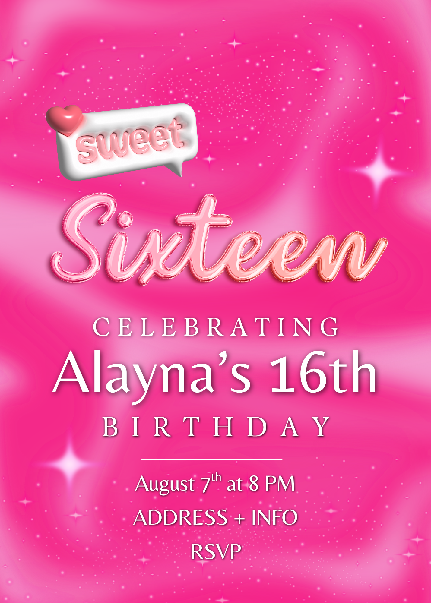 Sweet 16 Invite