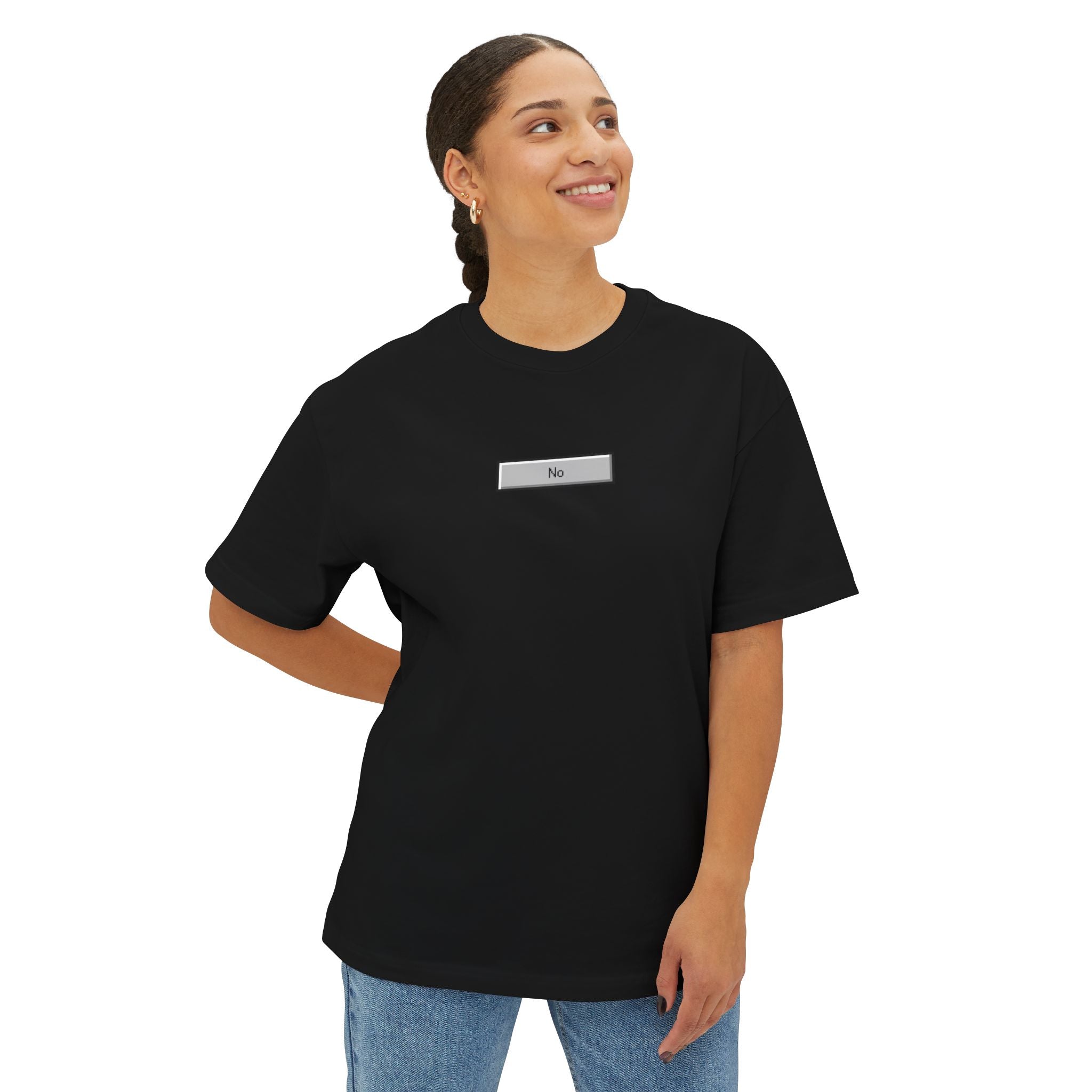 “No” Oversized Tee