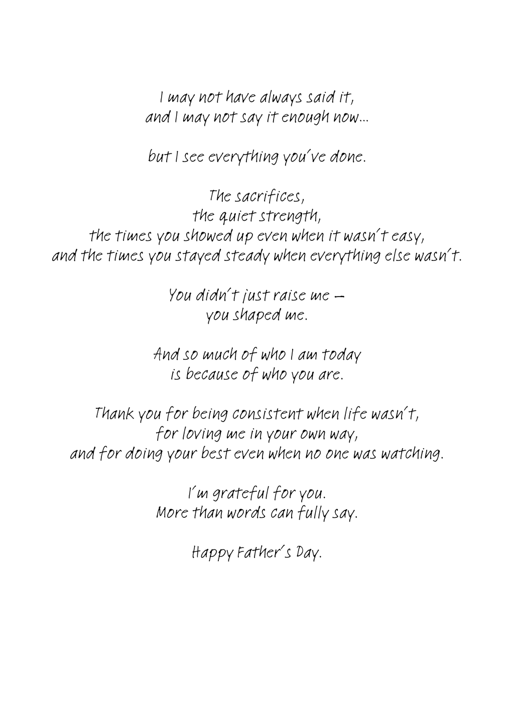 Fathers Day Card- Digital Download