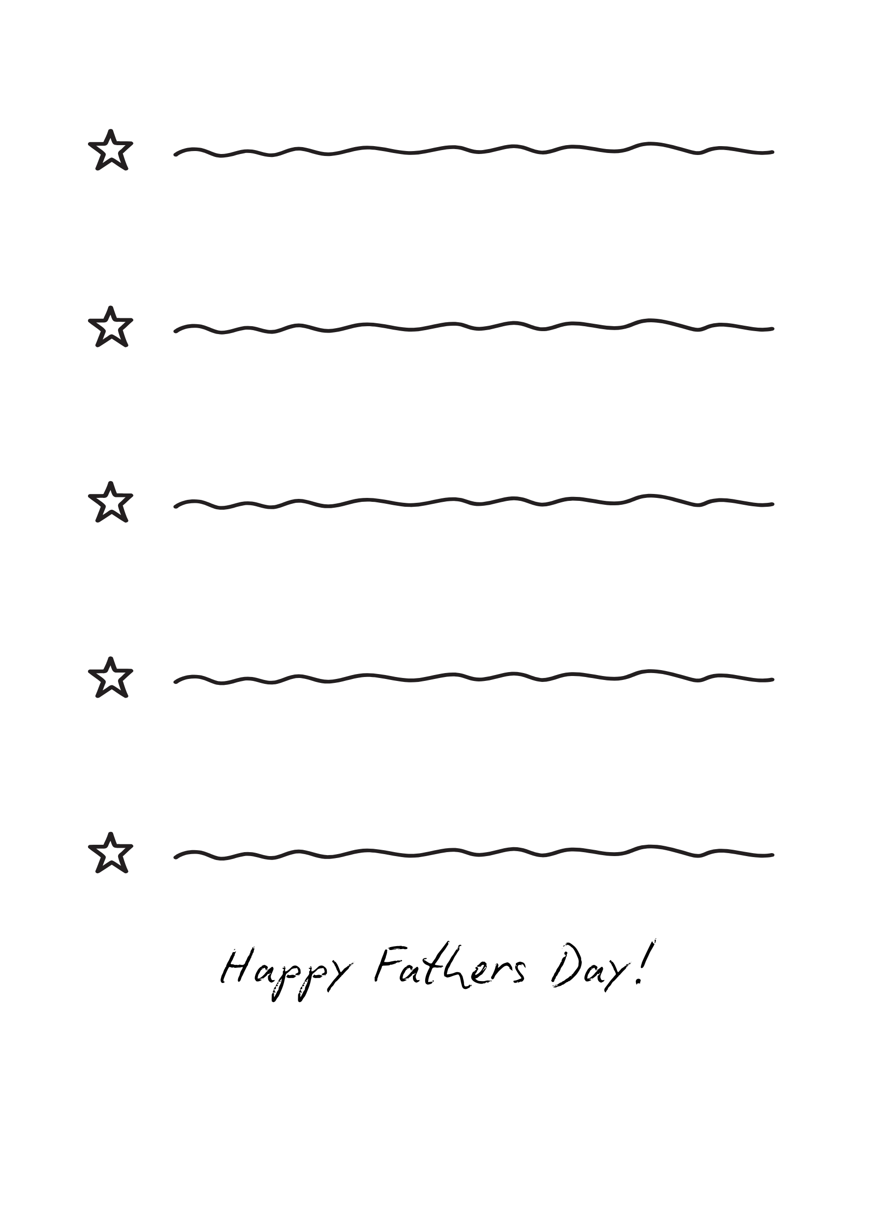 Fathers Day Card Fill in the blank- Digital Download