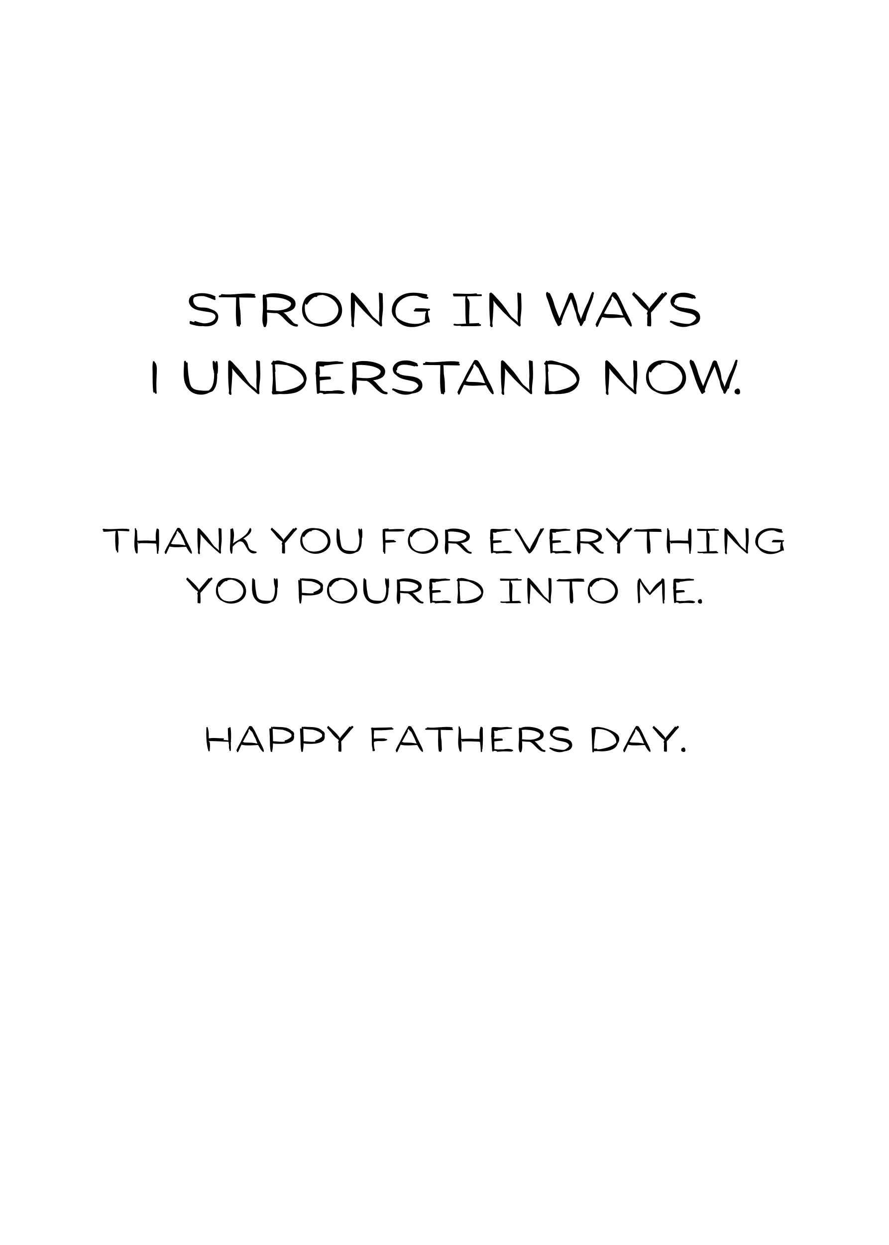 Fathers Day Card- Digital Download