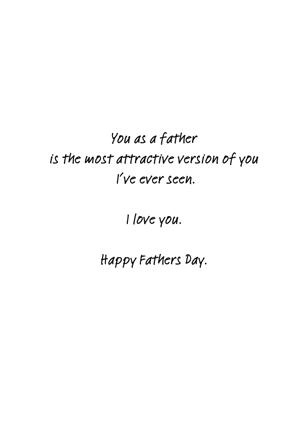 Fathers Day Card For Your Man- Digital