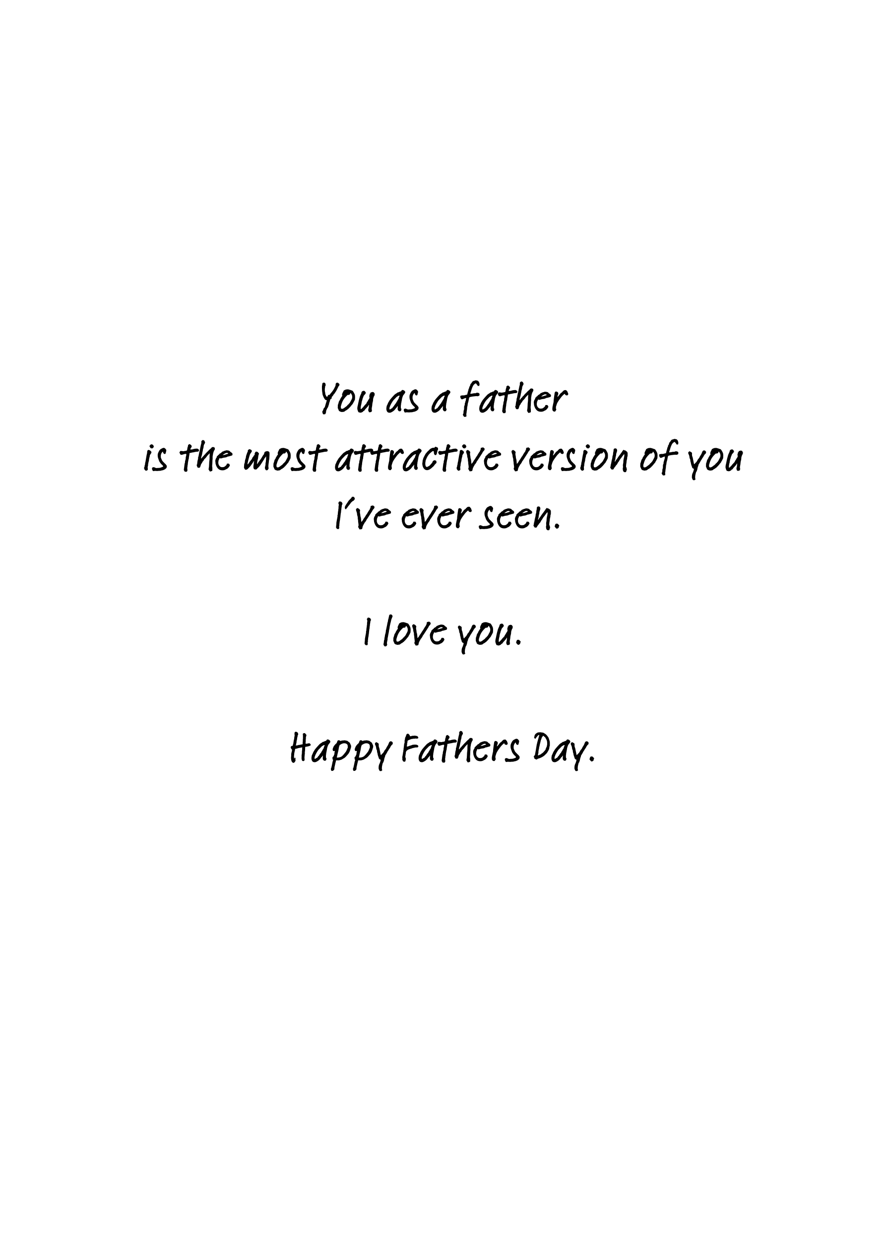 Fathers Day Card For Your Man- Digital
