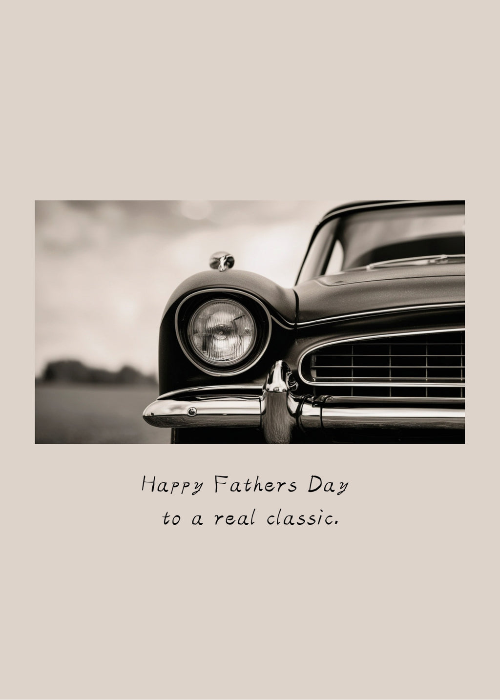 Classic Magnet Card- Fathers Day