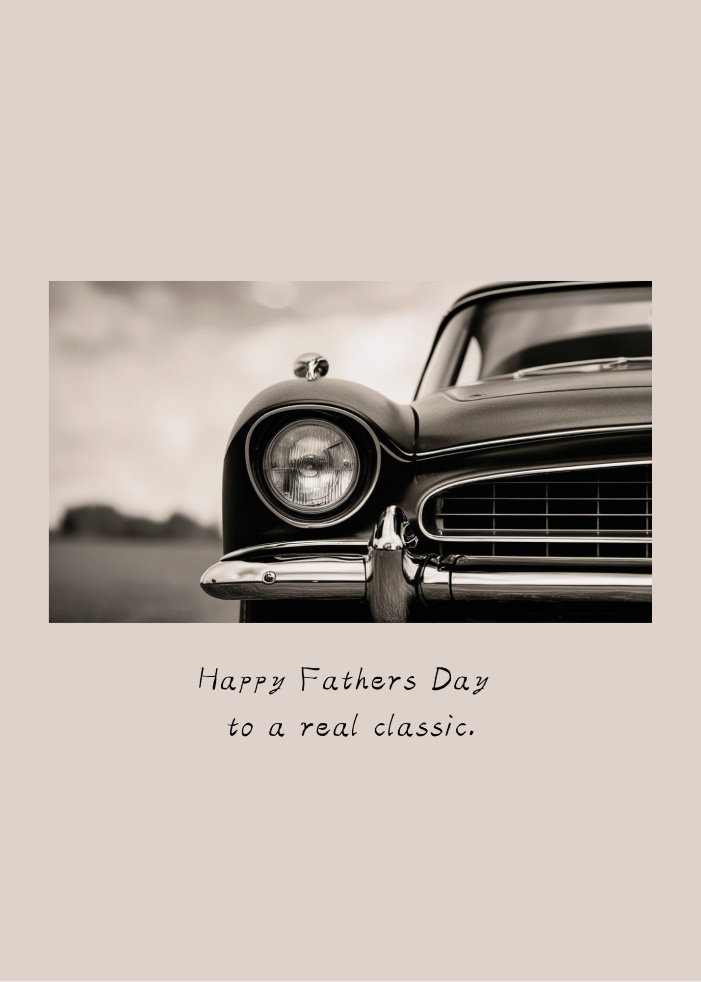 Classic Magnet Card- Fathers Day