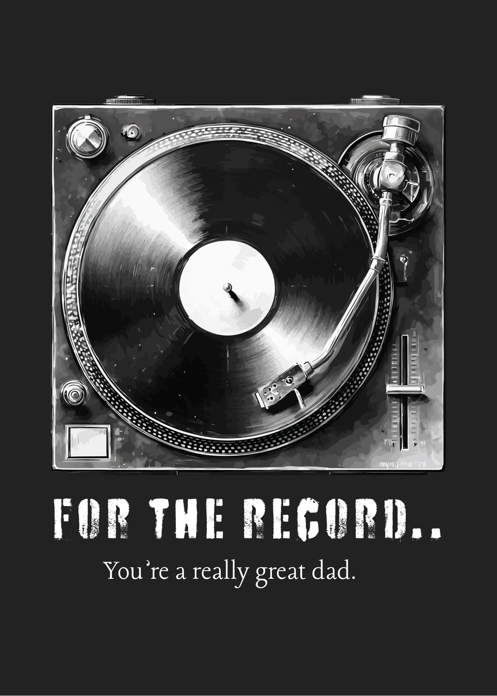 For The Record- Magnet Card