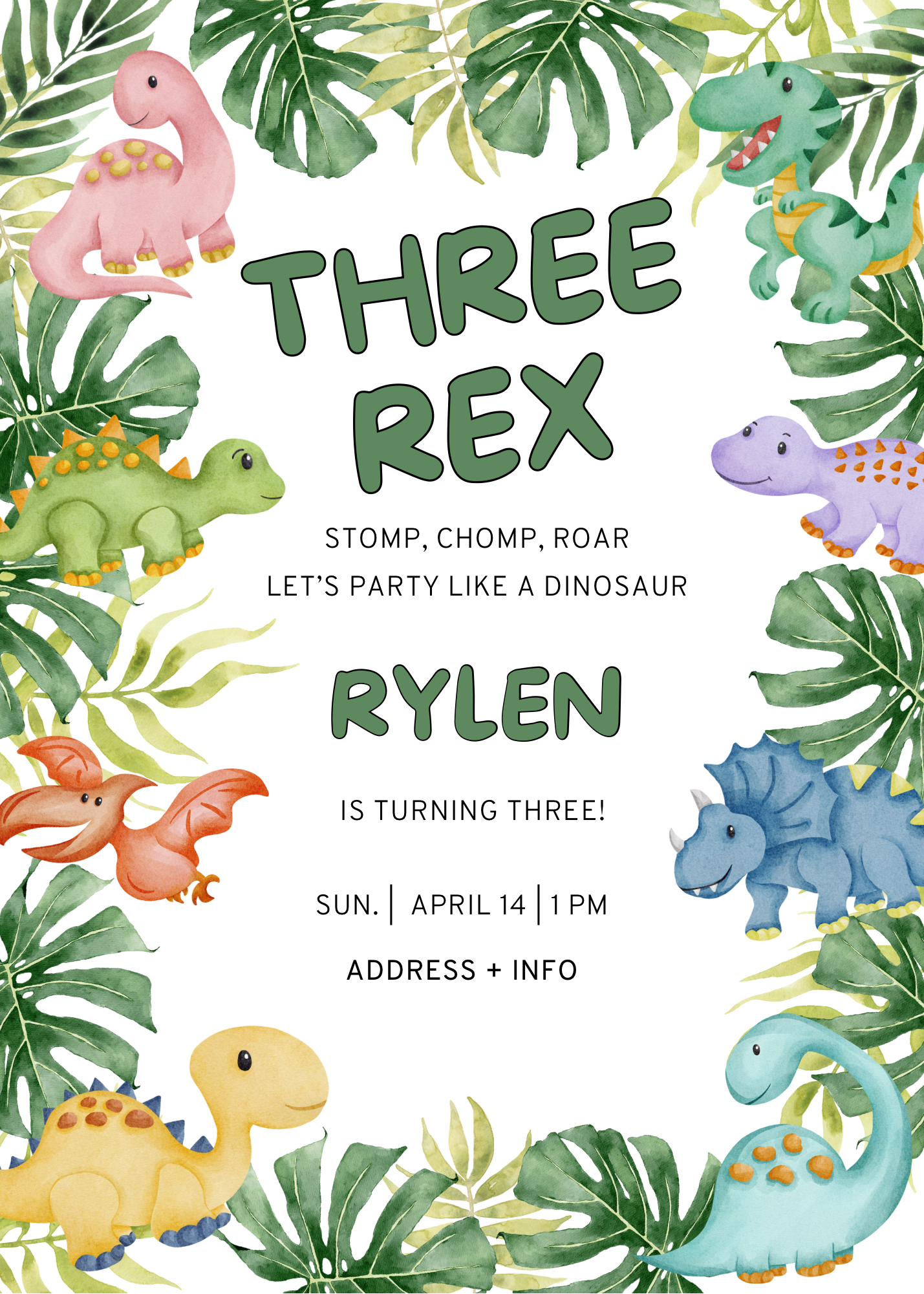 Three Rex Template