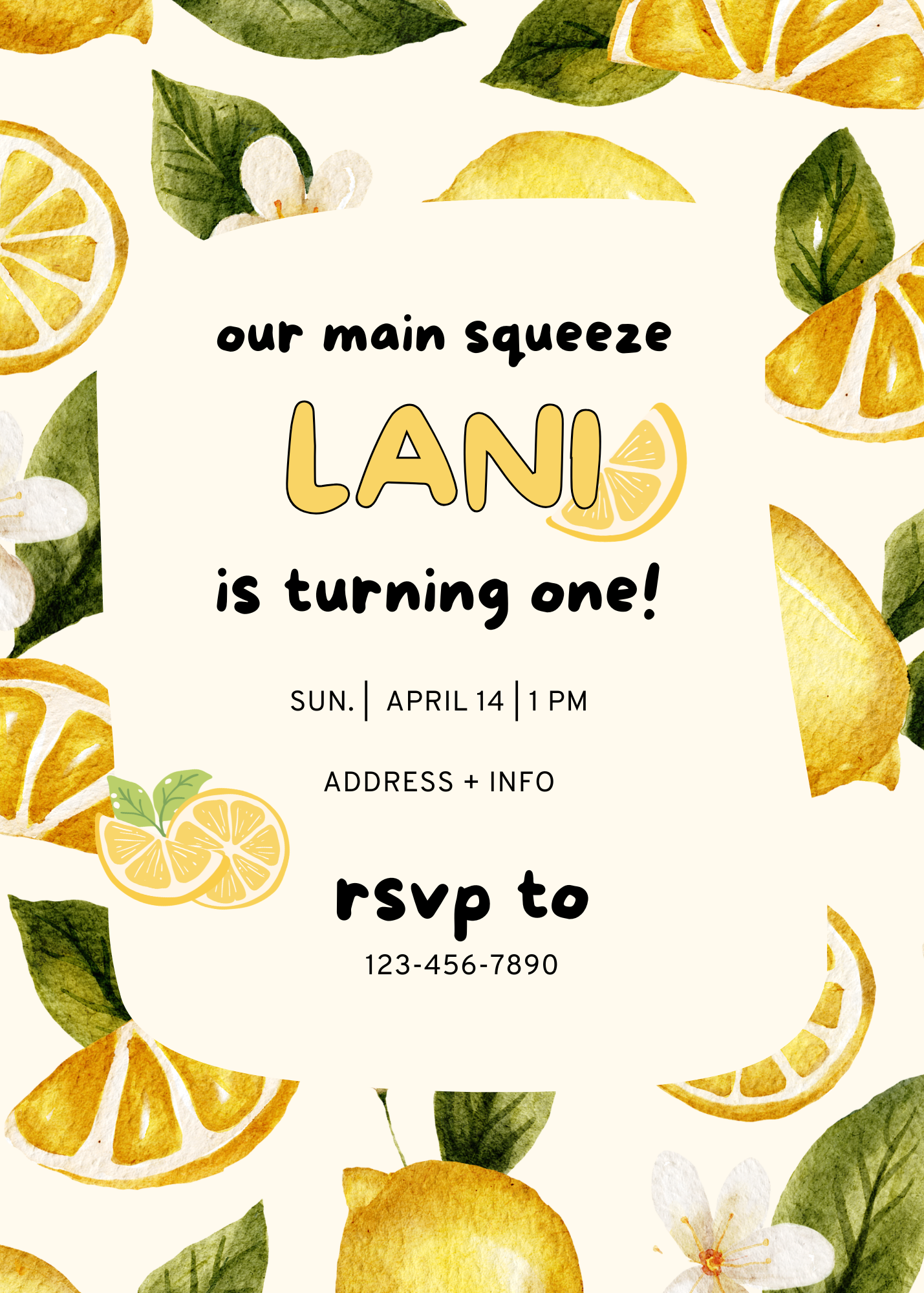 Main Squeeze Invite