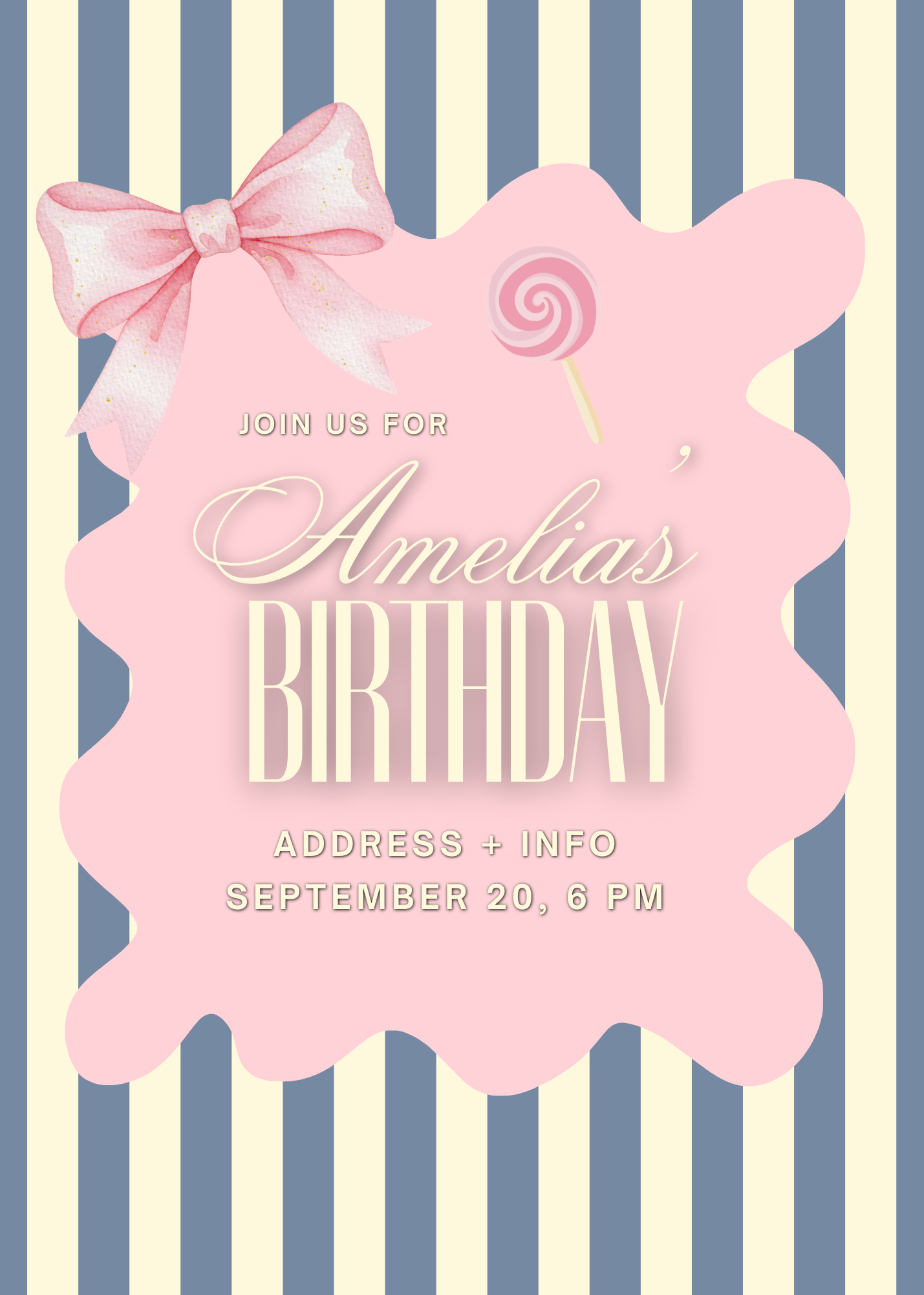 Sweet Shop Invite